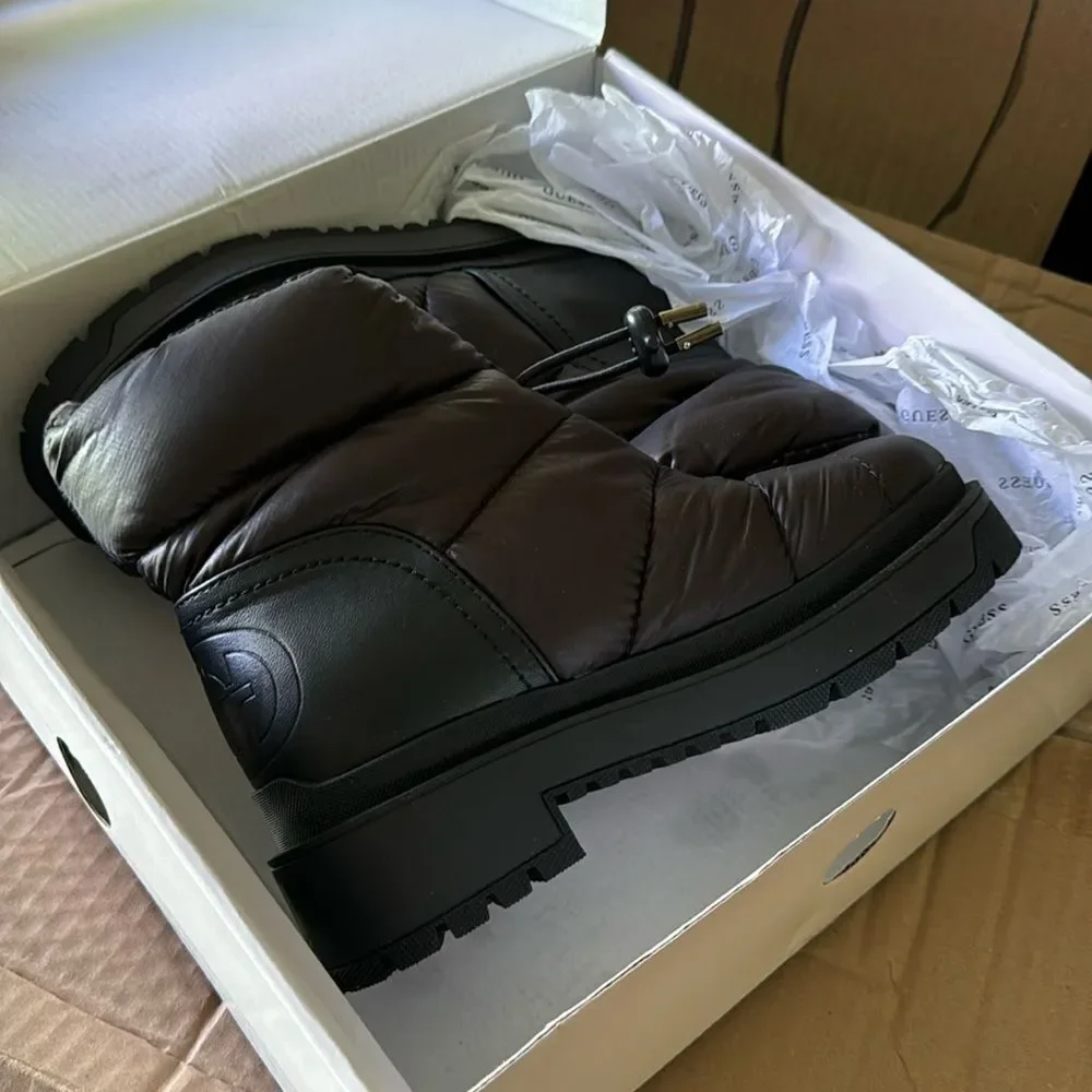 GUESS Leeda Padded Ankle Boot in Black